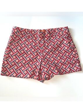 Joe Fresh geometric‎ print stretchy dressy shorts Women’s size 2 Like New